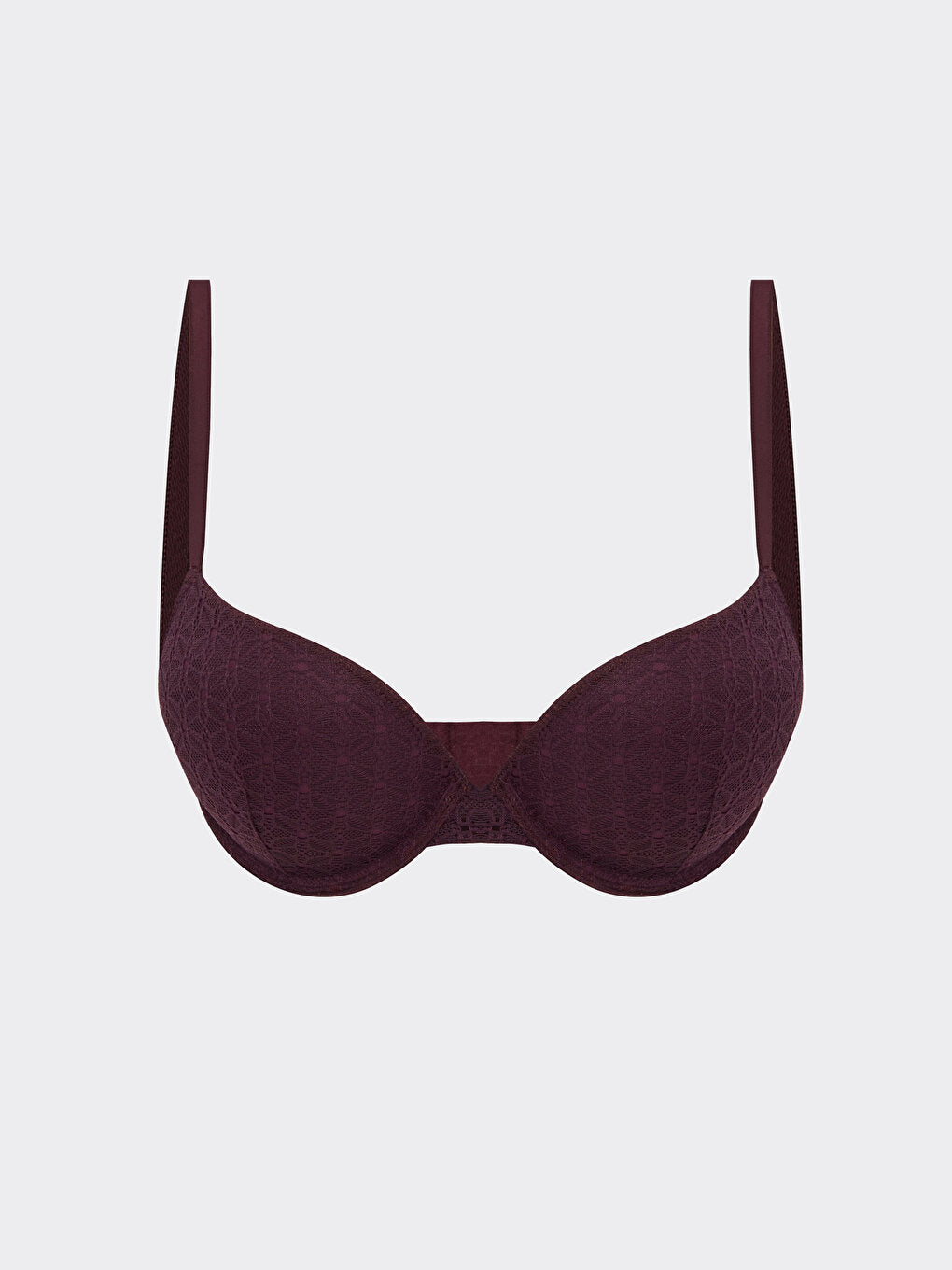 Underwire Padded Lace T-Shirt Bra