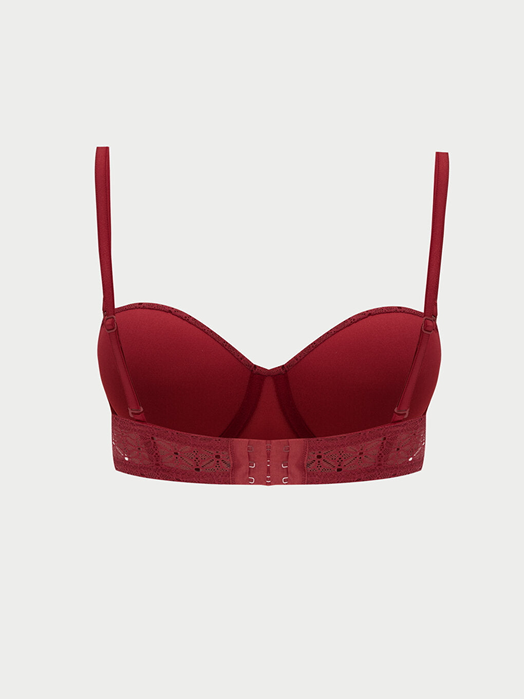 Underwire Unpadded Lace Strapless Bra