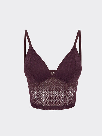 Non-wireless Padding Lace Bralette