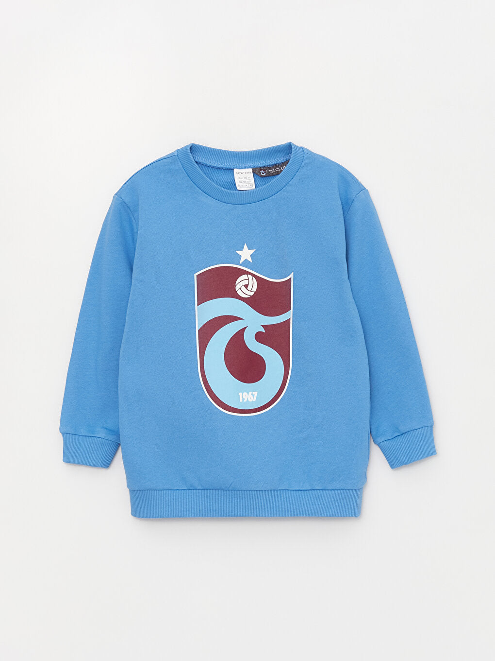 Crew Neck Long Sleeve Trabzonspor Printed Baby Boy Sweatshirt and Sweatpants