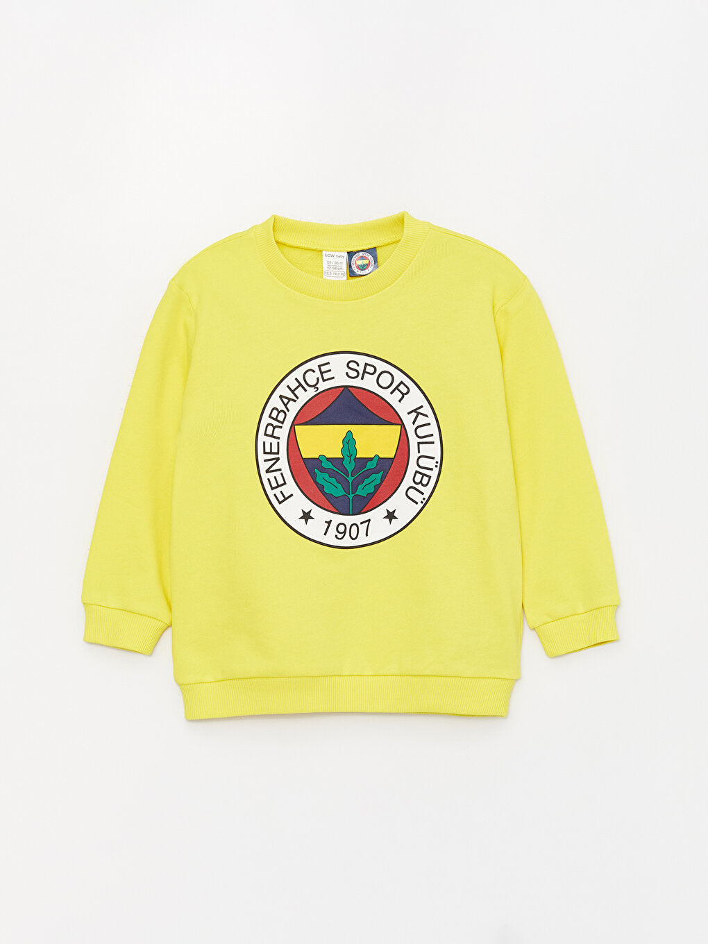 Crew Neck Fenerbahce Printed Baby Boy Sweatshirt and Sweatpants Set