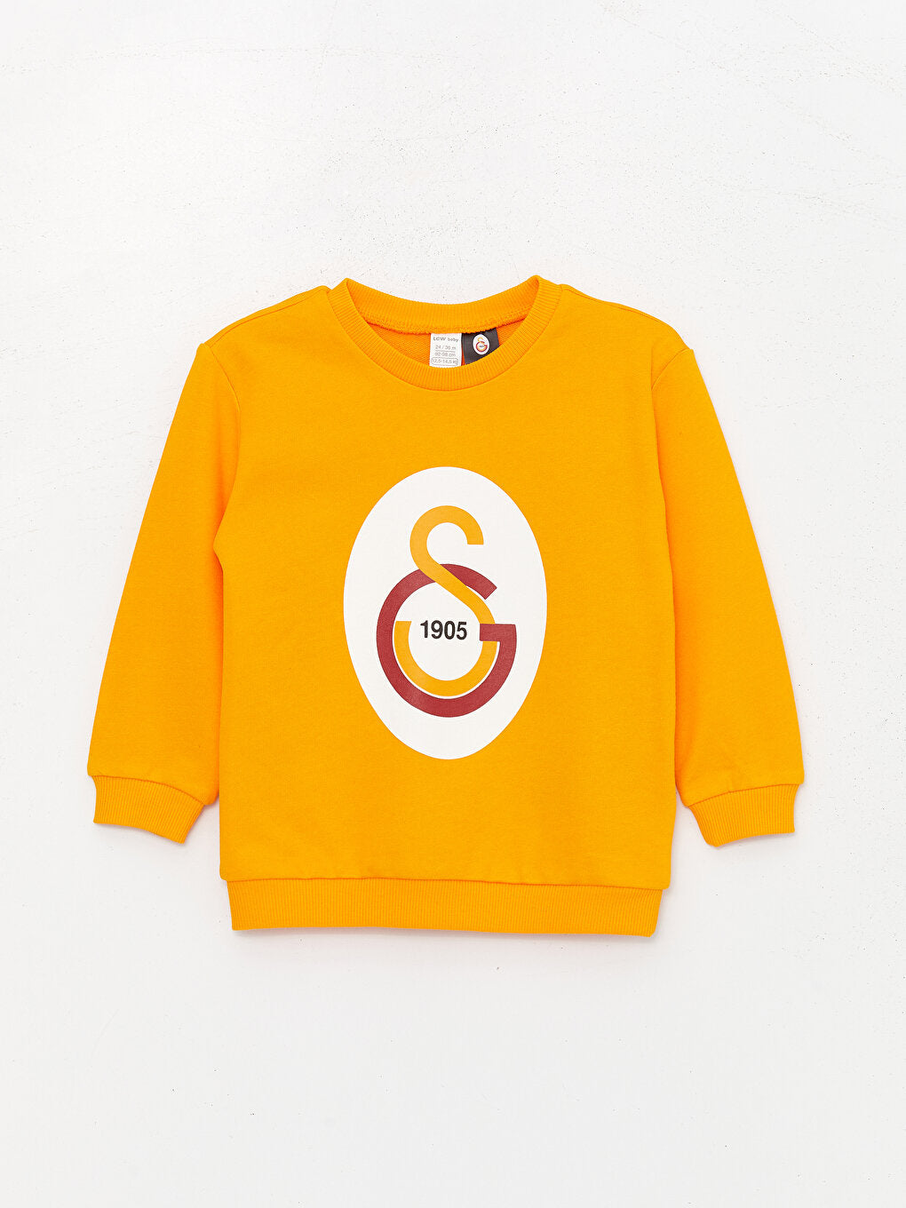 Crew Neck Galatasaray Printed Baby Boy Sweatshirt and Sweatpants Set