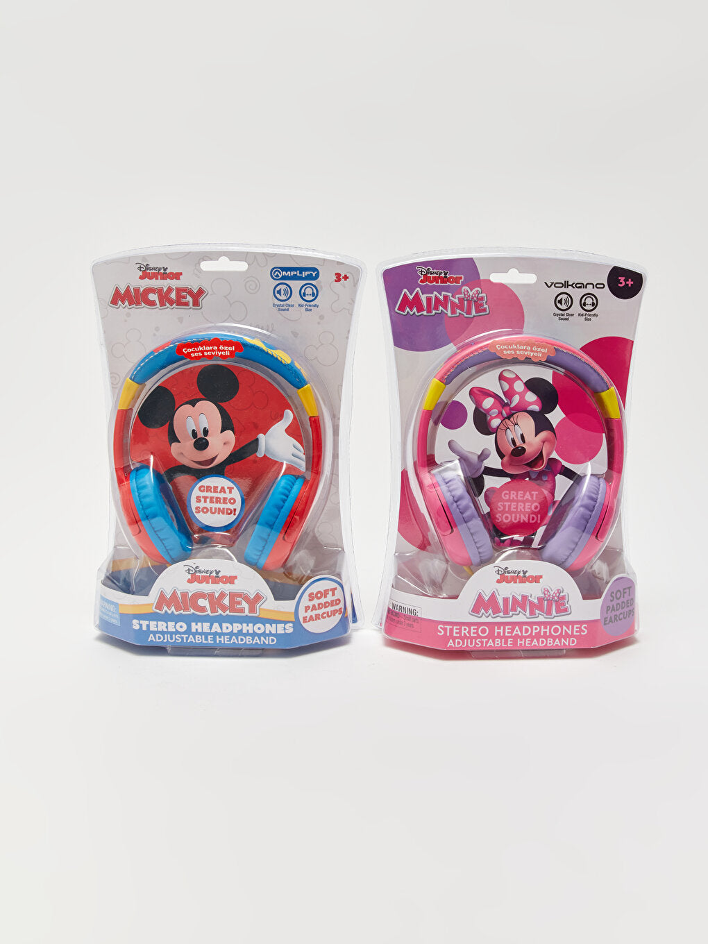 Mickey and Minnie Mouse Printed Headphones