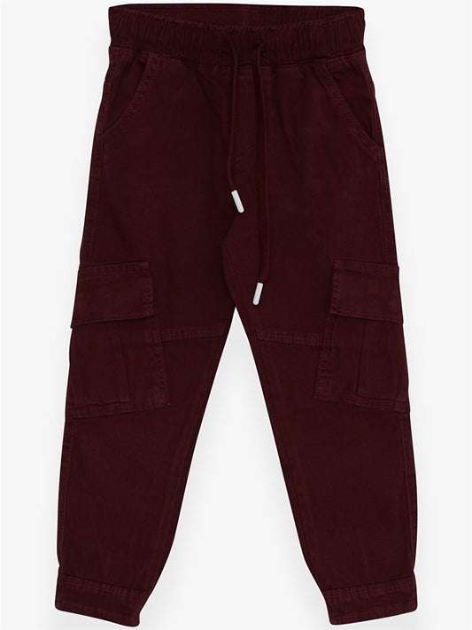 Elastic Waist Boy Jogger Jean Trousers