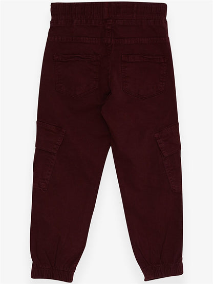 Elastic Waist Boy Jogger Jean Trousers