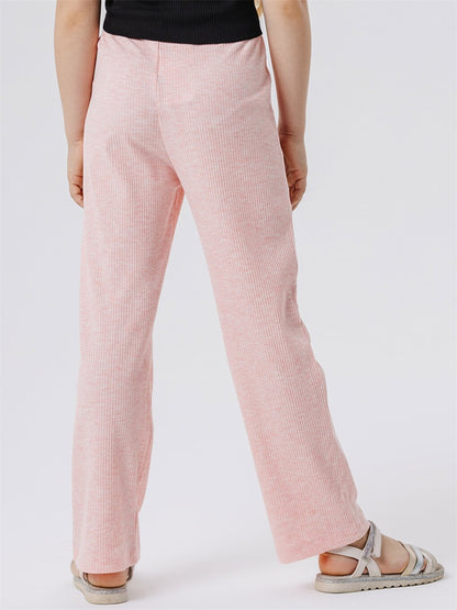 Basic Girl's Trousers with Elastic Waist