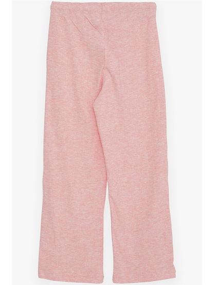 Basic Girl's Trousers with Elastic Waist