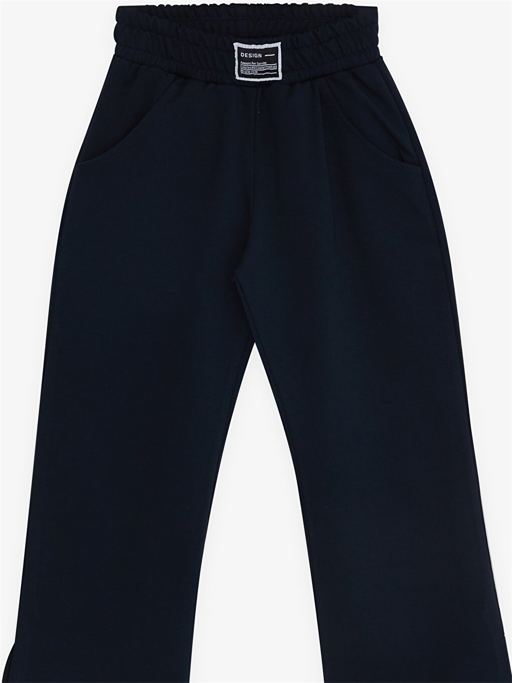 Basic Girls' Sweatpants with Elastic Waist