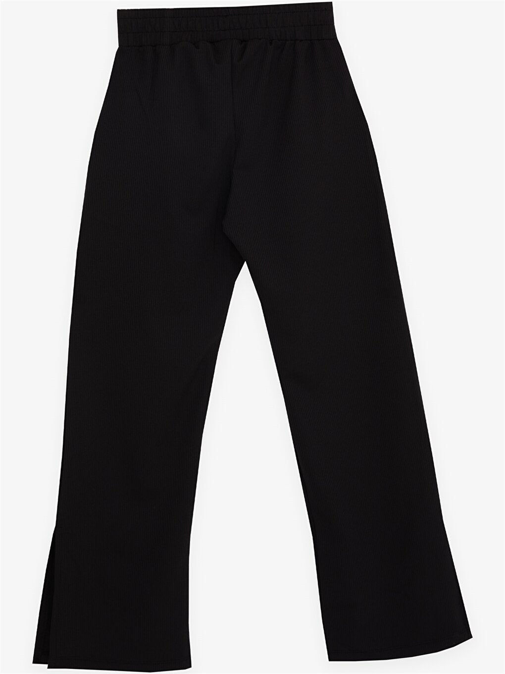 Basic Girl's Trousers with Elastic Waist