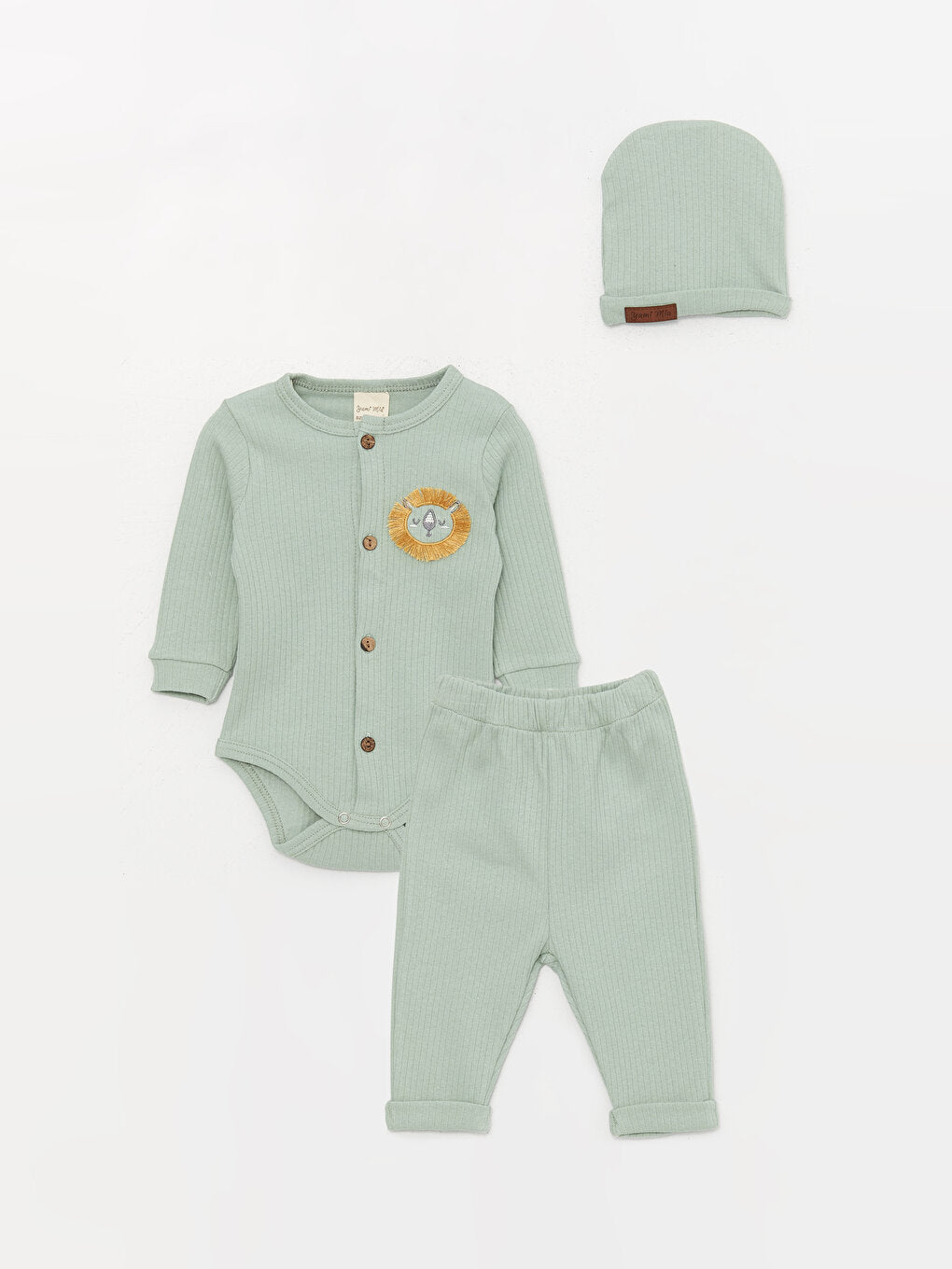 Crew Neck Long Sleeve Baby Boy 3 Piece Set