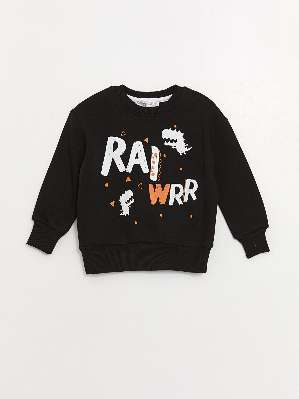 Crew Neck Long Sleeve Printed Baby Boy 2 Piece Set