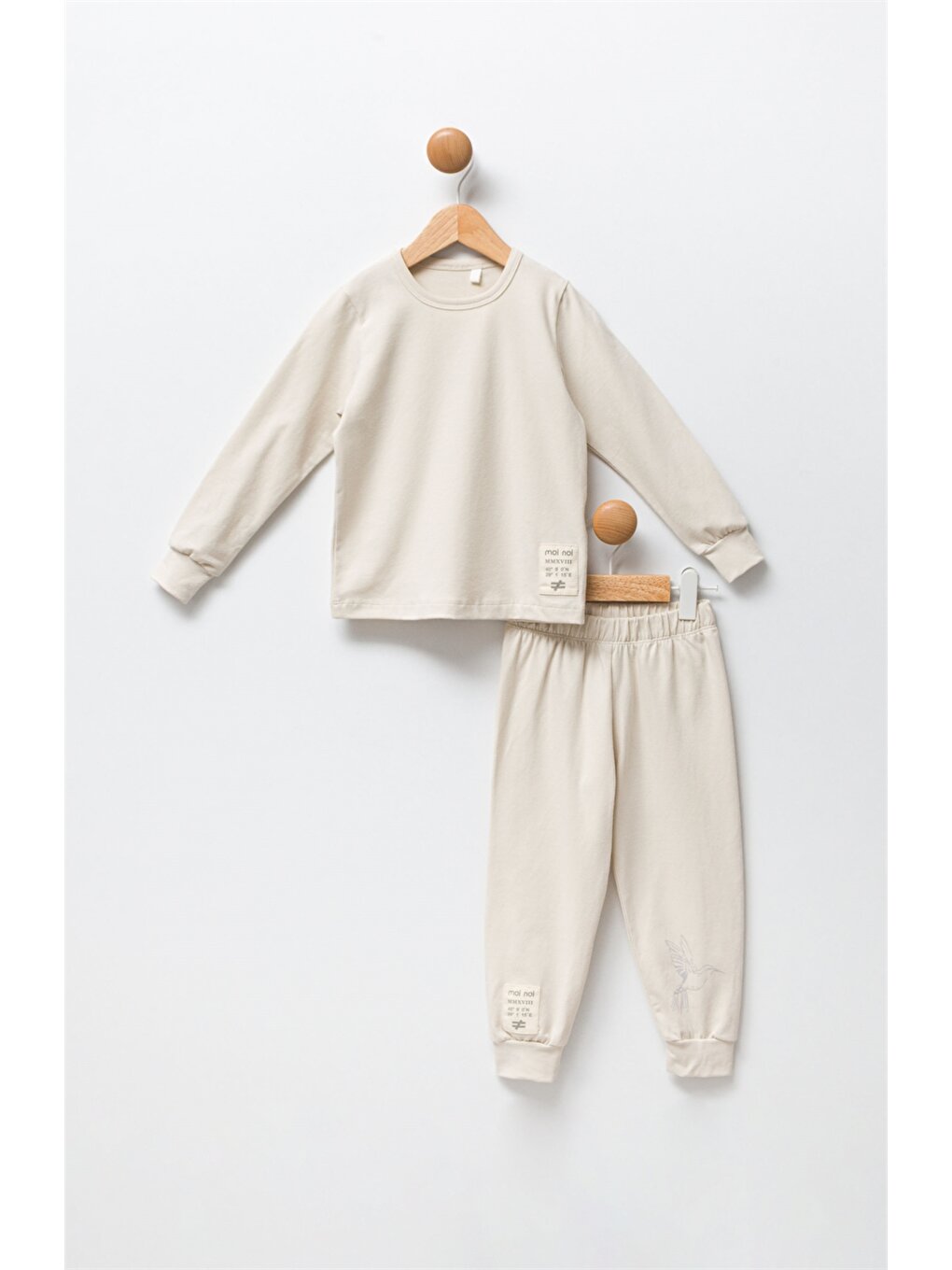 Crew Neck Long Sleeve Baby Boy 2 Piece Set