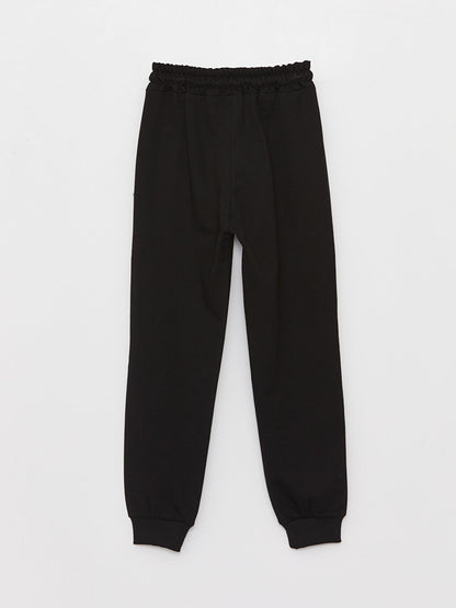 Printed Boys' Jogger Sweatpants with Elastic Waist