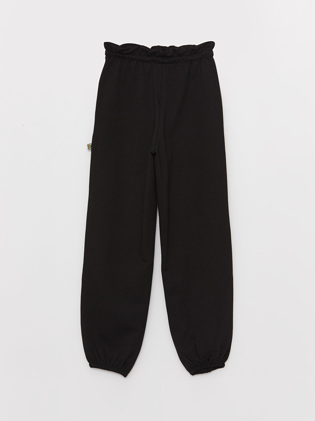 Basic Girls' Sweatpants with Elastic Waist