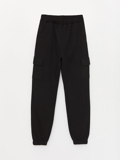 Girls' Elastic Waist Jogger Sweatpants