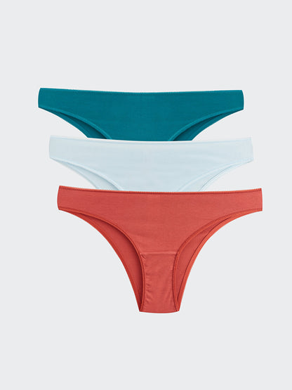 Plain Brazilian Panties 3 Pack