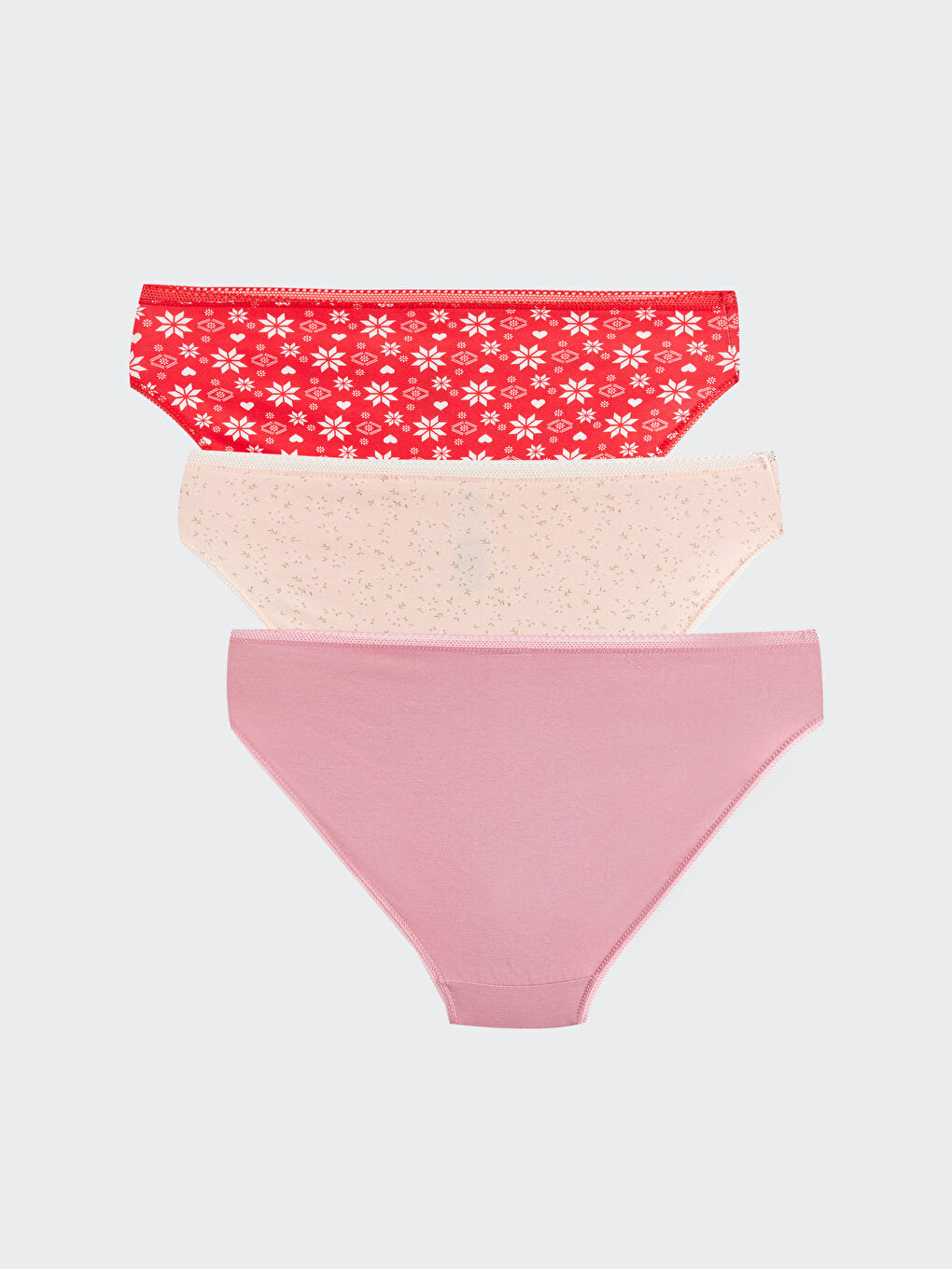 Patterned Bikini Panties 3 Pack