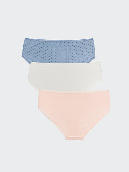 Patterned Hipster Panties 3 Pack