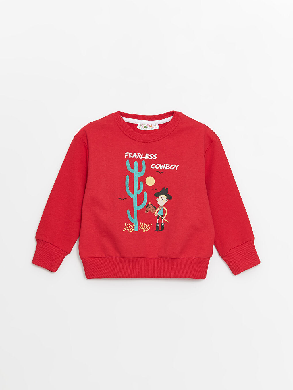 Crew Neck Printed Baby Boy Suit