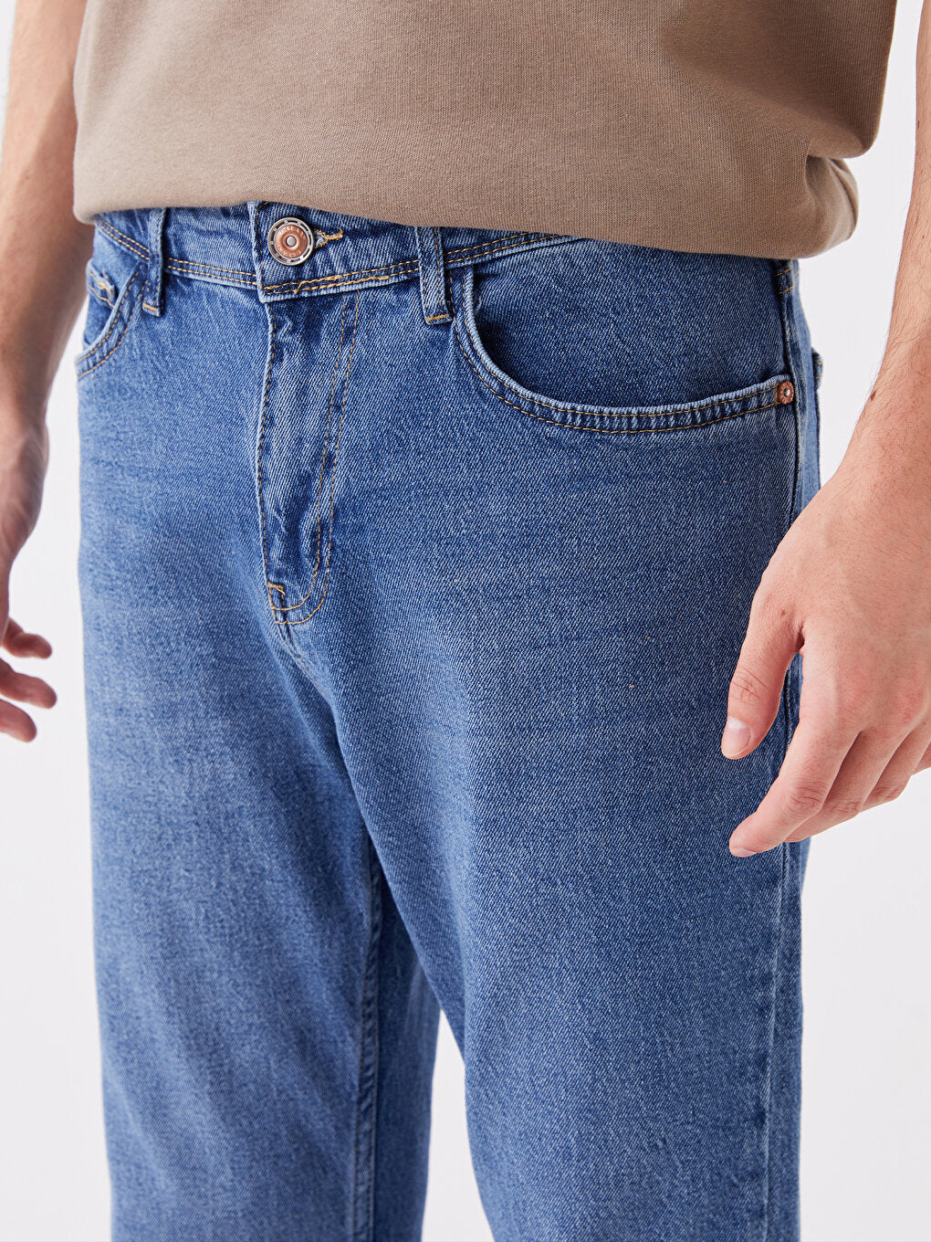 730 Carrot Pattern Men's Jean Trousers