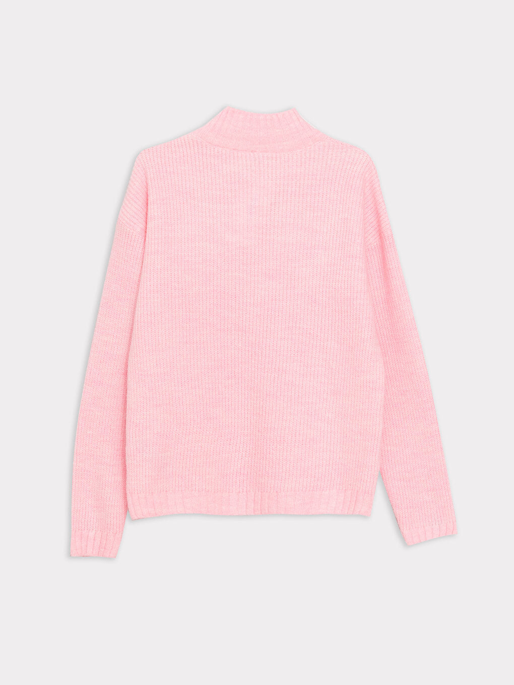 Half Turtleneck Basic Long Sleeve Girl's Knitwear Sweater