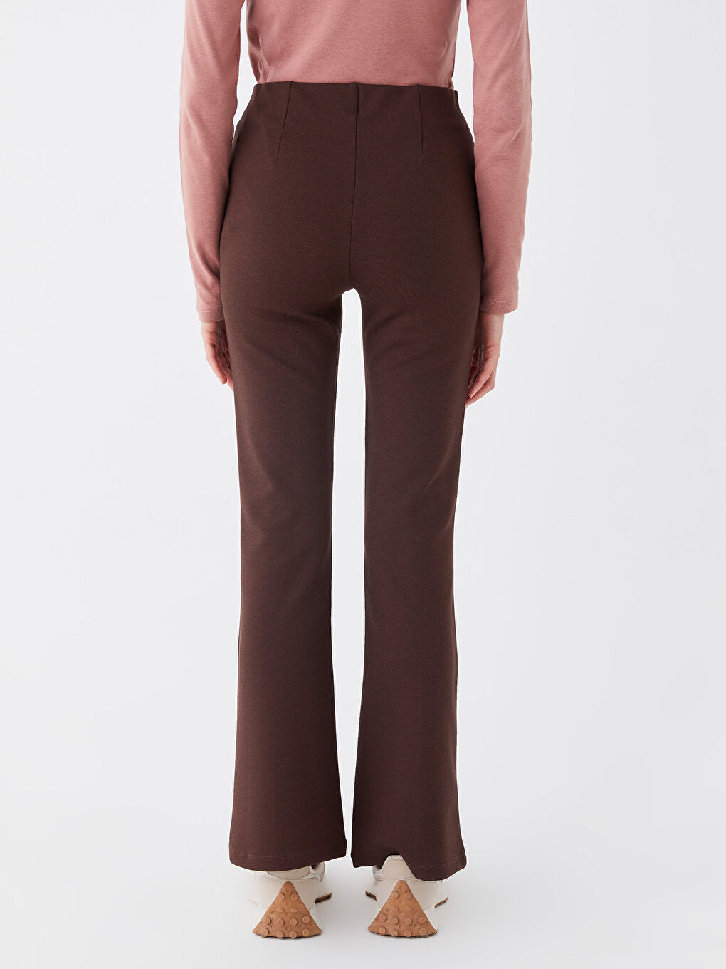 Extra Slim Fit Straight Flare Leg Women's Trousers