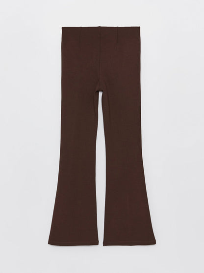 Extra Slim Fit Straight Flare Leg Women's Trousers