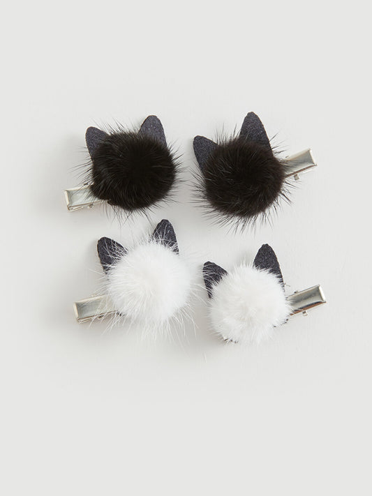 Cat Figured Girl's Hair Clip