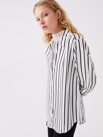 Striped Long Sleeve Women's Shirt