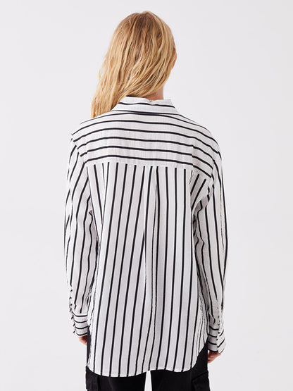 Striped Long Sleeve Women's Shirt