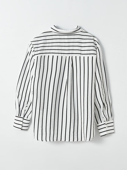 Striped Long Sleeve Women's Shirt