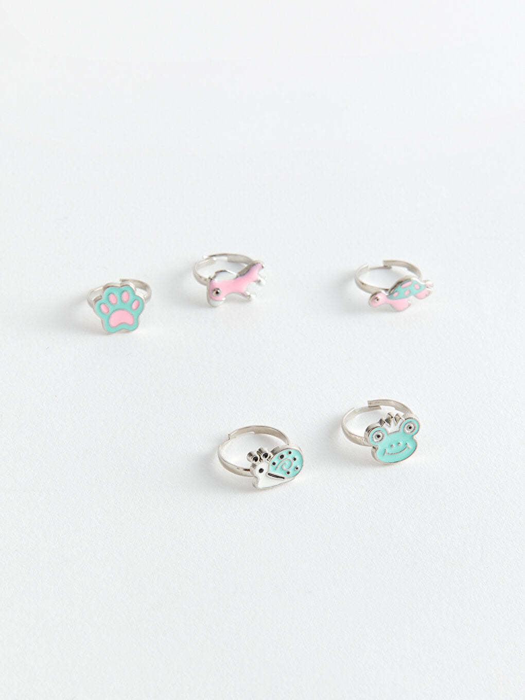 Animal Printed Girl's Ring Set