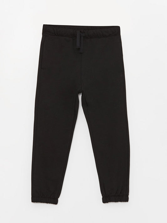 Basic Boy's Jogger Sweatpants with Elastic Waist