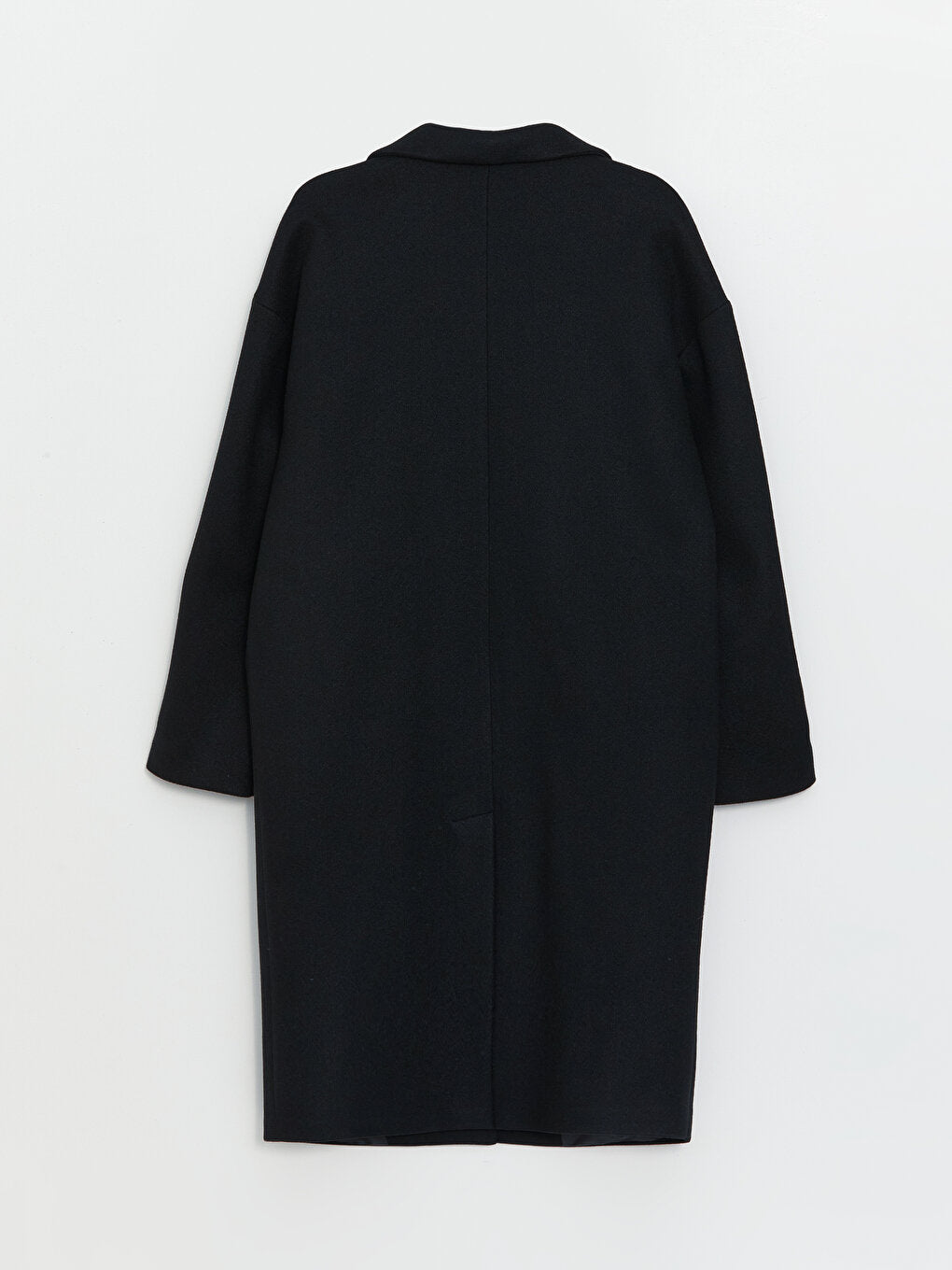 Jacket Collar Plain Oversize Women's Cashmere Coat