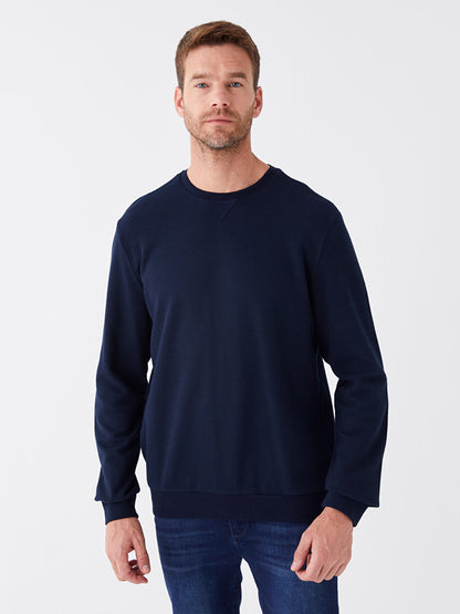 Crew Neck Long Sleeve Men's Sweatshirt