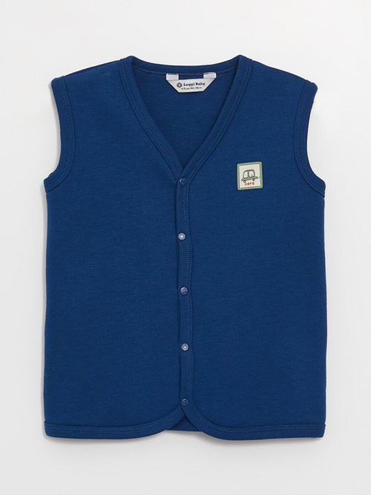 V-Neck Baby Boy Vest