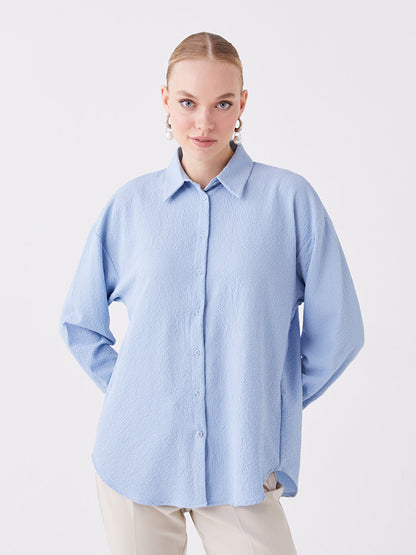 Plain Long Sleeve Women's Shirt