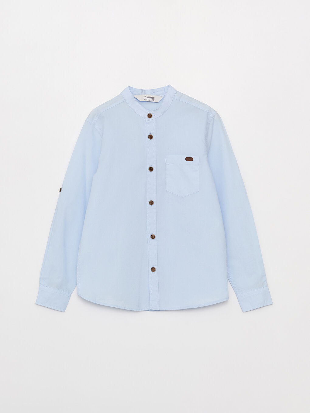 Judge Collar Basic Long Sleeve Boy's Shirt