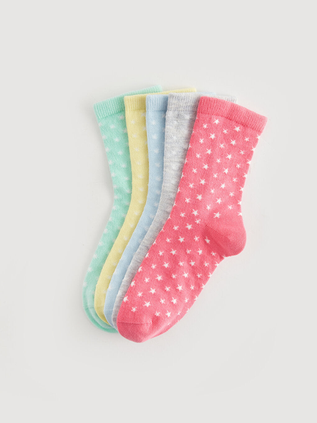 Patterned Girl's Socks 5-pack