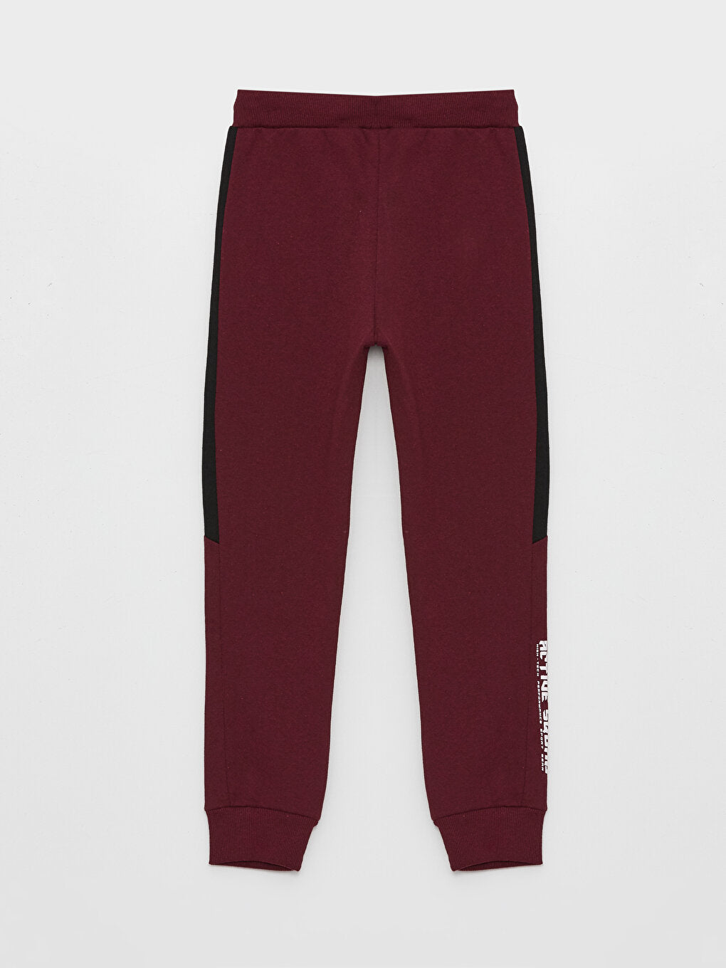 Color Blocked Boy's Jogger Sweatpants with Elastic Waist