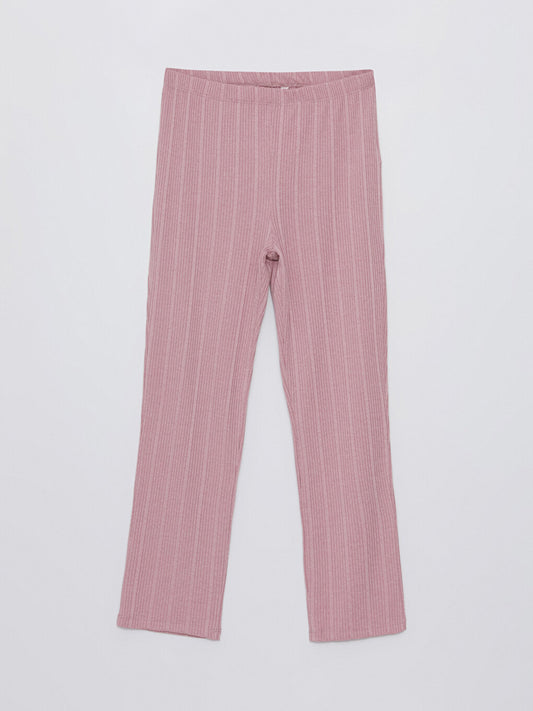 Women's Elastic Waist Plain Pajama Bottoms