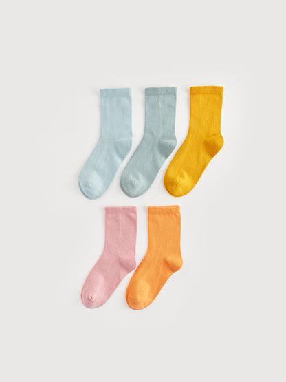 Basic Girl's Sock Socks 5-pack