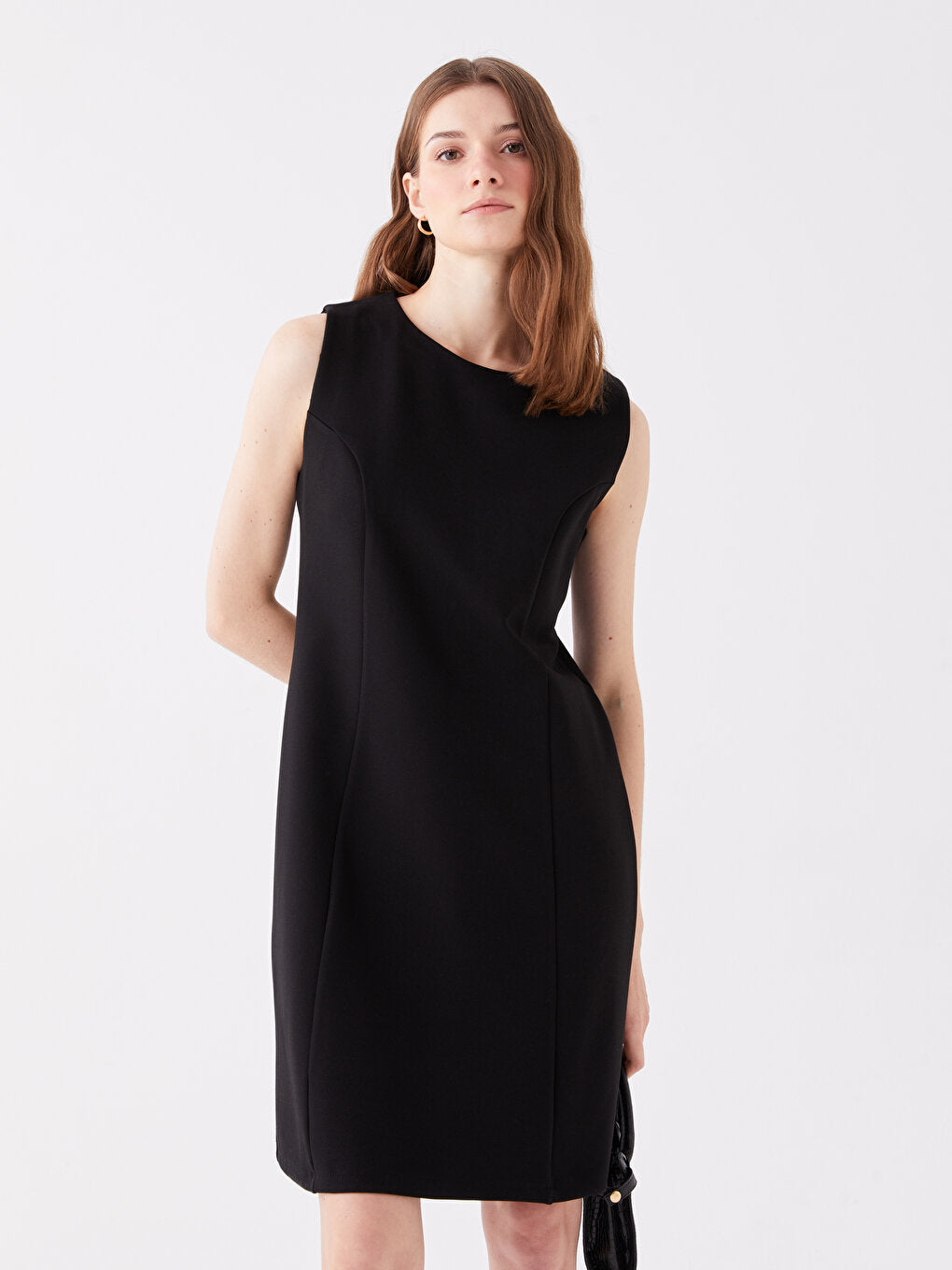 Women's Crew Neck Straight Dress