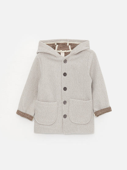 Hooded Baby Boy Cashmere Coat