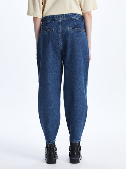 High Waist Slouchy Women's Jean Trousers