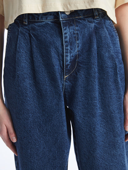 High Waist Slouchy Women's Jean Trousers