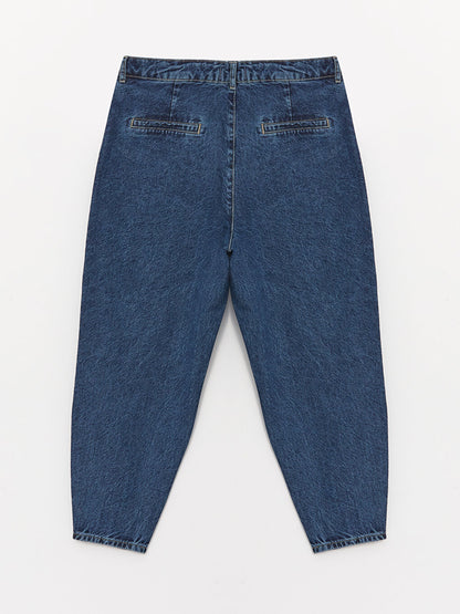 High Waist Slouchy Women's Jean Trousers