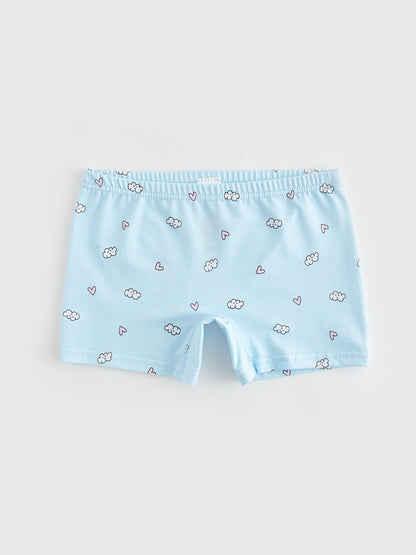 Printed Cotton Girl's Boxer