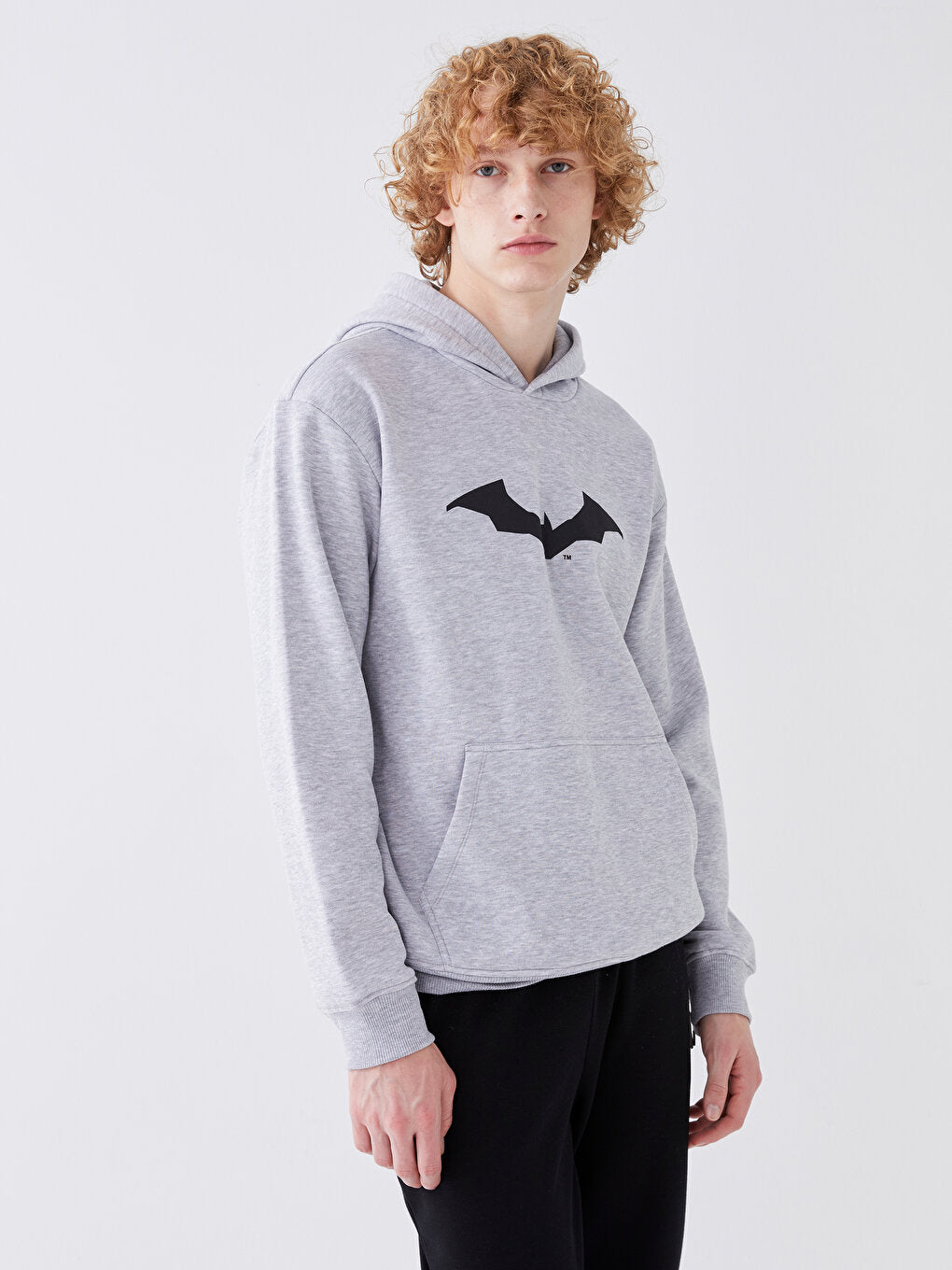 Long Sleeve Batman Printed Men's Hoodie