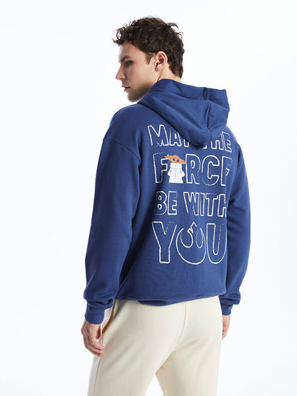 Long Sleeve Printed Men's Hoodie